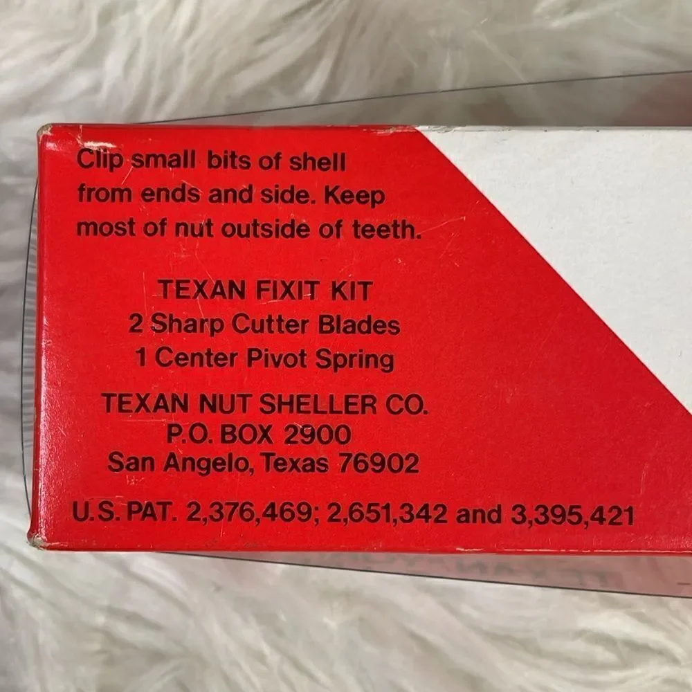 Texan “York” Nut Sheller, New in Original Box